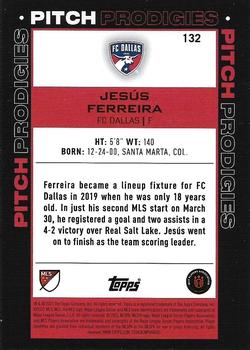 2021 Topps MLS #132 Jesús Ferreira Back