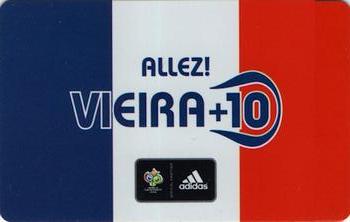 2006 Adidas World Cup #NNO Patrick Vieira Back