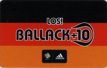 2006 Adidas World Cup #NNO Michael Ballack Back