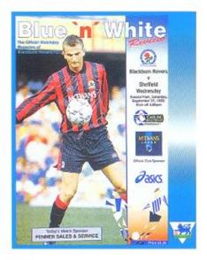 1993-94 Merlin's Premier League 94 Sticker Collection #214 Programme Front