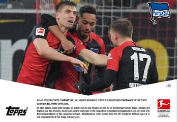 2019-20 Topps Now Bundesliga German #134 Hertha Berlin Back
