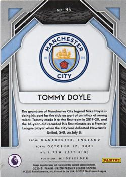 2020-21 Panini Prizm Premier League #95 Tommy Doyle Back
