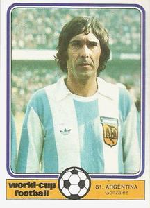 1982 Monty Gum World Cup Football #31 Pedro Gonzalez Front