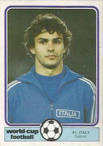 1982 Monty Gum World Cup Football #91 Antonio Cabrini Front