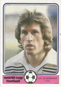1982 Monty Gum World Cup Football #144 Manfred Kaltz Front