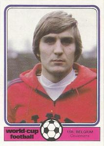 1982 Monty Gum World Cup Football #156 Jan Ceulemans Front