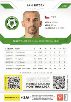 2020-21 SportZoo Fortuna:Liga #020 Jan Rezek Back