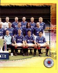 2000 Panini Scottish Premier League Stickers #346 Rangers Team Group Front