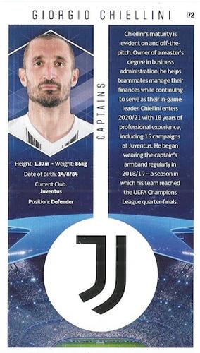 2020-21 Topps UEFA Champions League Best of the Best #172 Giorgio Chiellini Back
