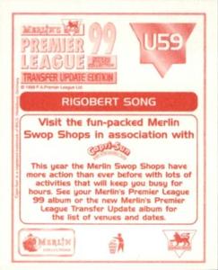1998-99 Merlin Premier League 99 Transfer Update #U59 Rigobert Song Back