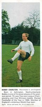 1967 Carr's Biscuits Sports Soccer Series #10 Bobby Charlton Front