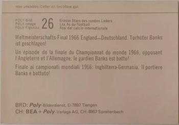 1970 Poly Verlag Grosse Stars des Runden Leders #26 Gordon Banks / Uwe Seeler / Jack Charlton / Nobby Stiles Back