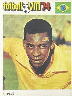 1974 Williams Förlags AB Fotboll VM #1 Pele Front