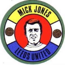 1970 BAB Footballers (Round Stickers) #NNO Mick Jones Front