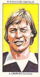 1978-79 The Sun Soccercards #40 Alex Cropley Front