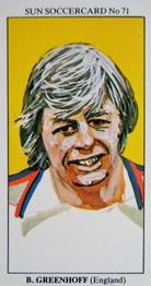 1978-79 The Sun Soccercards #71 Brian Greenhoff Front