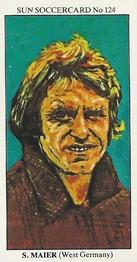 1978-79 The Sun Soccercards #124 Sepp Maier Front