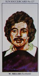 1978-79 The Sun Soccercards #127 Willie Miller Front