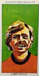 1978-79 The Sun Soccercards #155 Johnny Rep Front