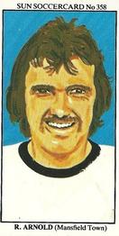 1978-79 The Sun Soccercards #358 Rod Arnold Front