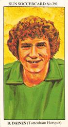 1978-79 The Sun Soccercards #391 Barry Daines Front