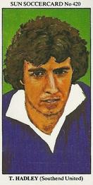 1978-79 The Sun Soccercards #420 Tony Hadley Front