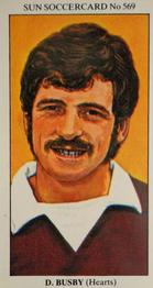 1978-79 The Sun Soccercards #569 Drew Busby Front