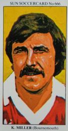 1978-79 The Sun Soccercards #666 Keith Miller Front