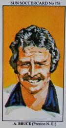 1978-79 The Sun Soccercards #758 Alex Bruce Front