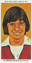 1978-79 The Sun Soccercards #798 Richard Finney Front