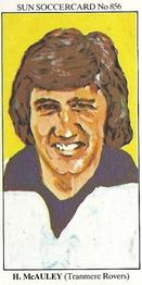 1978-79 The Sun Soccercards #856 Hugh McAuley Front