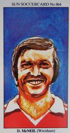 1978-79 The Sun Soccercards #864 Dixie McNeil Front