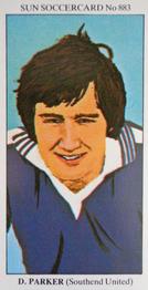 1978-79 The Sun Soccercards #883 Derrick Parker Front