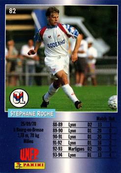 1994-95 Panini UNFP #82 Stephane Roche Back
