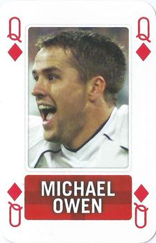 2010 Waddingtons Number 1 England Football #Q♦ Michael Owen Front