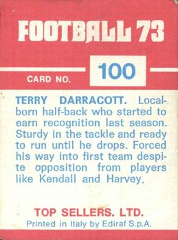 1972-73 Panini Top Sellers #100 Terry Darracott Back