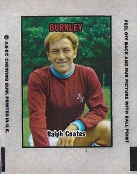 1970-71 A&BC Chewing Gum Action Transfers #NNO Ralph Coates Front