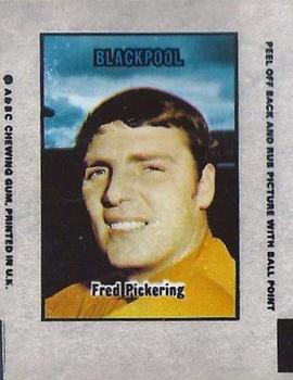 1970-71 A&BC Chewing Gum Action Transfers #NNO Fred Pickering Front