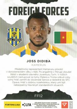 2020-21 SportZoo Fortuna:Liga - Foreign Forces #FF12 Joss Didiba Back