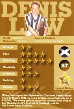 2011-12 Star Cardz Huddersfield Town - Legends #NNO Denis Law Back