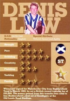 2011-12 Star Cardz Huddersfield Town - Legends #NNO Denis Law Back