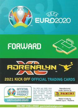 2021 Panini Adrenalyn XL UEFA Euro 2020 Kick Off #170 Oliver McBurnie Back