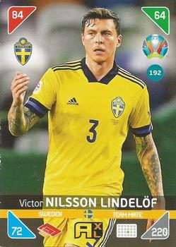 2021 Panini Adrenalyn XL UEFA Euro 2020 Kick Off #192 Victor Nilsson Lindelöf Front