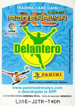 2017-18 Panini Adrenalyn XL LaLiga Santander - Limited Edition #LE-NO Nolito Back