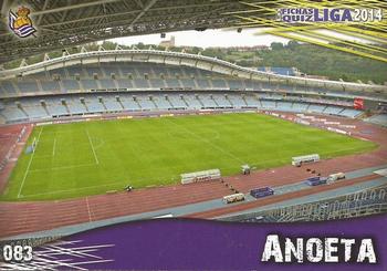 2013-14 Mundicromo Las Fichas de la Liga 2014 #083 Anoeta Stadium Front