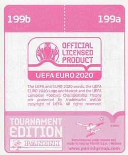 2021 Panini UEFA Euro 2020 Tournament Edition #199 Paulus Arajuuri / Daniel O'Shaughnessy Back