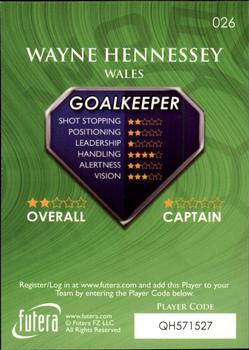 2009-10 Futera World Football Online Series 1 #26 Wayne Hennessey Back