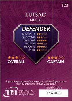2009-10 Futera World Football Online Series 1 #123 Luisao Back