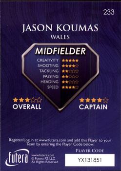 2009-10 Futera World Football Online Series 1 #233 Jason Koumas Back