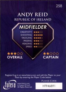 2009-10 Futera World Football Online Series 1 #258 Andy Reid Back